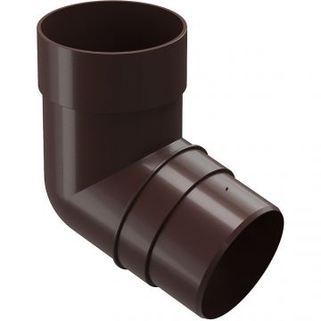 Колено 72° Docke (Деке) ПВХ Premium Шоколад