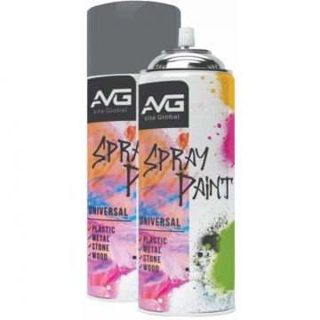 Краска аэрозольная AVG (АВГ) универсальная серый RAL7031 № 22 240 г