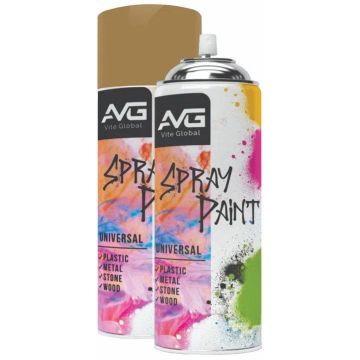 Краска аэрозольная AVG (АВГ) универсальная бронза RAL8014 № 132 240 г