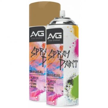 Краска аэрозольная AVG (АВГ) универсальная золотистый RAL1036 № 35 240 г