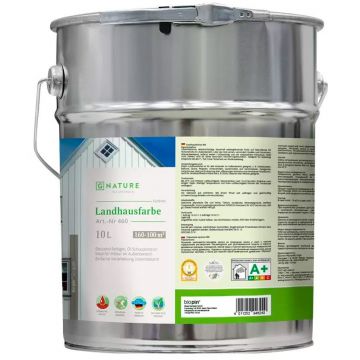 Краска укрывная GNature 460 Landhausfarbe бесцветная 10 л Краска укрывная GNature 460 Landhausfarbe бесцветная 10 л