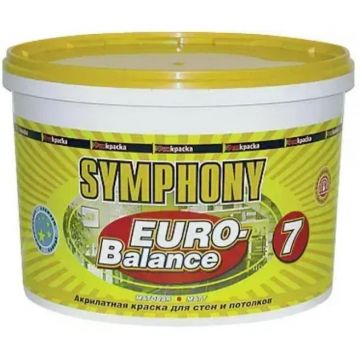 Краска Symphony Euro-Balance 7 C пластиковое ведро 0,9 л Краска Symphony Euro-Balance 7 C пластиковое ведро 0,9 л