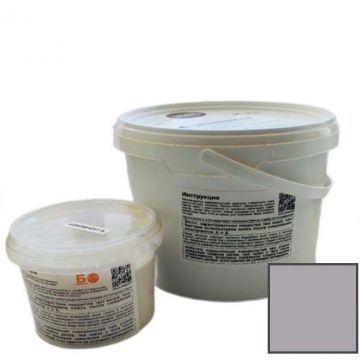 Декоративное финишное покрытие C3 (S3) двухкомпонентное Светло-серый 1 кг