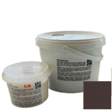 Декоративное финишное покрытие C3 (S3) двухкомпонентное Горький шоколад 2.5 кг