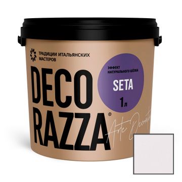 Декоративное покрытие Decorazza (Декоразза) Seta Argento (ST 001) 1 кг