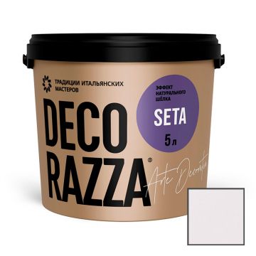Декоративное покрытие Decorazza (Декоразза) Seta Argento (ST 001) 5 кг