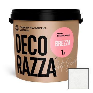Декоративное покрытие Decorazza (Декоразза) Brezza Argento (BR 001) 1 л