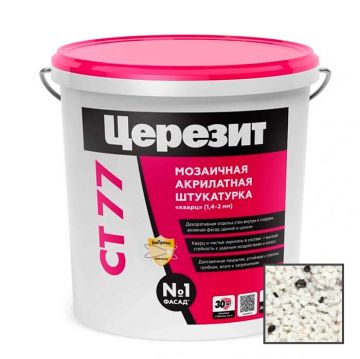 Штукатурка декоративная акриловая Ceresit (Церезит) CT 77 мозаичная Granada 1 25 кг