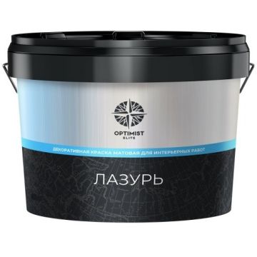Декоративная краска Optimist Elite Лазурь (D 736) 1 кг Декоративная краска Optimist Elite Лазурь (D 736) 1 кг