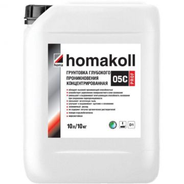 Грунтовка глубокого проникновения Homa (Хома) Homakoll 05C Prof концентрированная 10 л