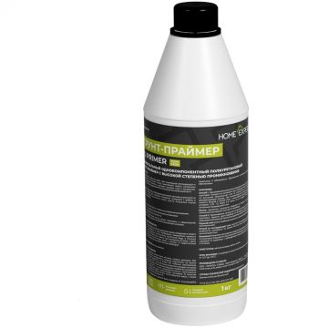 Универсальный однокомпонентный полиуретановый грунт-праймер с высокой степенью проникновения Home Expert (Хоме Эксперт) Primer Aqua Stop 1 кг 20704
