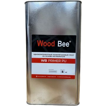 Грунт полиуретановый однокомпонентный Wood Bee (Вуд Би) WB Primer PU на основе растворителя 5 кг