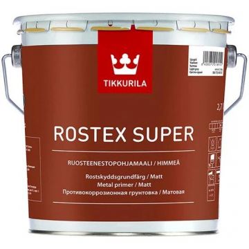 Грунт Tikkurila (Тиккурила) Rostex Super Светло-серый3 л