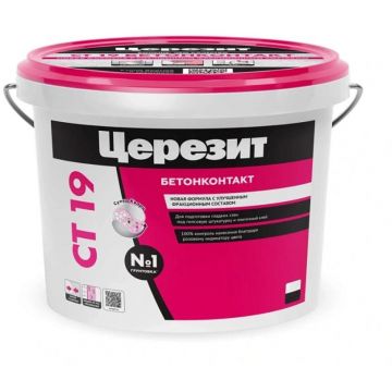 Грунтовка Ceresit (Церезит) CT 19 бетонконтакт 3 кг