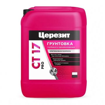 Грунтовка Ceresit (Церезит) CT 17 Pro глубокого проникновения 1 л