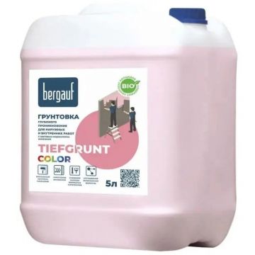 Грунтовка Bergauf (Бергауф) Tiefgrunt Color глубокого проникновения 5 л