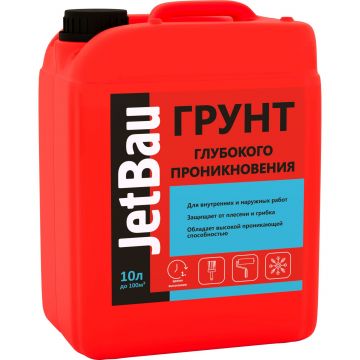 Грунтовка глубокого проникновения Jetbau (Джетбау) 10 л