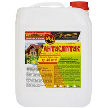 Древесная пропитка Мастер-класс (Master Class) ДревоДекор универсальный антисептик 35 л