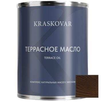 Масло для террас Kraskovar (Красковар) Deco Oil Terrace Брауни 0,75 л, 1900002203