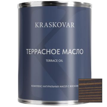 Масло для террас Kraskovar (Красковар) Deco Oil Terrace Антрацит 0,75 л, 1900002207