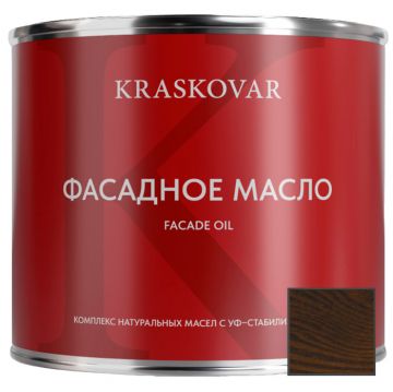 Масло для фасада Kraskovar (Красковар) Deco Oil Fasade Брауни 2,2 л, 1900002223