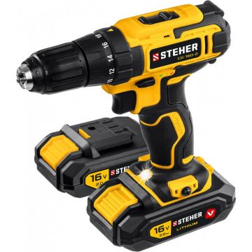 Аккумуляторная дрель-шуруповерт Steher (Штеер) 16 В (СD-160-2)