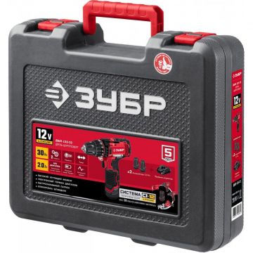 Аккумуляторная дрель-шуруповерт Зубр (Zubr) (ДШЛ-125-22)