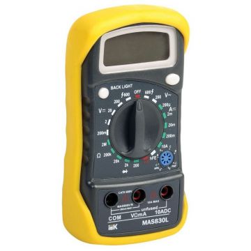 Мультиметр цифровой ИЭК Master MAS830L IEK TMD-3L-830