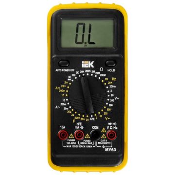 Мультиметр цифровой ИЭК Professional MY63 IEK TMD-5S-063