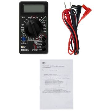 Мультиметр цифровой ИЭК Universal M830B IEK TMD-2B-830
