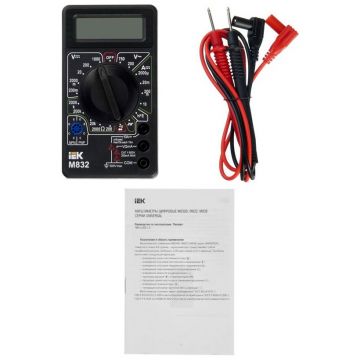 Мультиметр цифровой ИЭК Universal M832 IEK TMD-2S-832