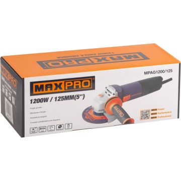 Болгарка УШМ Max-Pro (Макс-Про) 1200 Вт (MPAG1200/125)