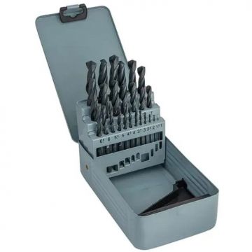 Набор сверл ИПК (IPK) по металлу НС25И от 1 до 13 шаг 0,5, 25 шт. Р6М5