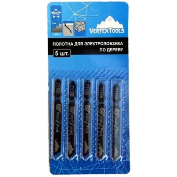 Полотно для электролобзика VertexTools (Вертекстулс) 5 шт T119B