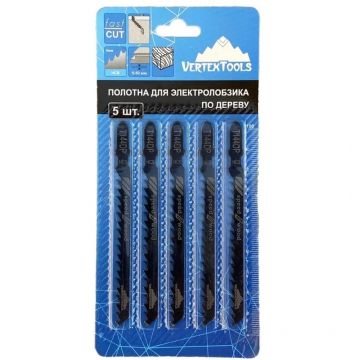 Полотно для электролобзика VertexTools (Вертекстулс) 5 шт T144DP