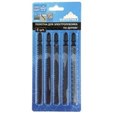 Полотно для электролобзика VertexTools (Вертекстулс) 5 шт T301DL