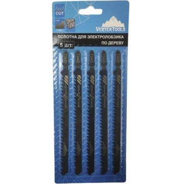 Полотно для электролобзика VertexTools (Вертекстулс) 5 шт T344D