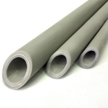 Труба полипропиленовая Federica Bugatti армированная алюминием PN25 Oxy Plus 25x4,2 мм 1 м.п.