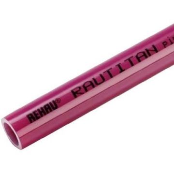 Труба Rehau (Рехау) Rautitan pink для отопления 20х2,8 мм (11360523120) 1 м.п.