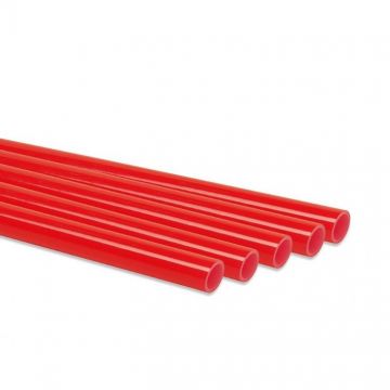 Труба Rommer (Роммер) из сшитого полиэтилена с кислородным слоем PEX-a 20х2,0 мм красная (RPX-0002-502020) 1 м.п.