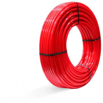 Труба Uni-Fitt (Ун-Фтт) PE-Xa/EVOH 16 х 2.0 мм, бухта 200 м, красная, 1 м.п. 566R1620.old