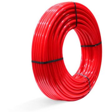 Труба Uni-Fitt (Ун-Фтт) PE-Xb/EVOH 16 х 2.0 мм, бухта 200 м, красная, 1 м.п. 561R1620