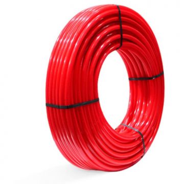 Труба Uni-Fitt (Ун-Фтт) PE-Xa/EVOH 16 х 2.0 мм, бухта 90 м, красная, 1 м.п. 566R1609