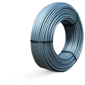 Труба Uni-Fitt (Ун-Фтт) PE-Xa/EVOH 16 х 2.2 мм, бухта 100 м, серая, 1 м.п. 565X1610