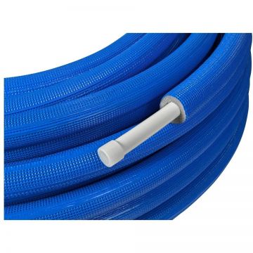 Труба Stout (Стаут) металлопластиковая в теплоизоляции 26х3,0 мм (синяя) SPI-0002-052630 1 м.п.