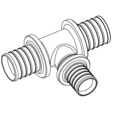 Тройник Rehau (Рехау) Rautitan, 50, 40, 50, бронза (RX+) , 14562851001