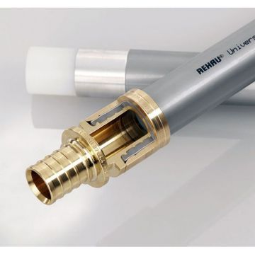 Муфта Rehau (Рехау) Rautitan, 50, 32, бронза (RX+) , переходная, 14563041001