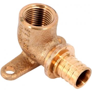 Угольник-переходник настенный Rehau (Рехау) Rautitan, В, 25, 3/4″, бронза (RX+) , 14563611001