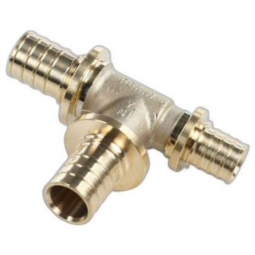 Тройник Rehau (Рехау) с уменьшенным торцевым проходом для труб из сшитого полиэтилена аксиальный 25-25-20 мм MX (11080731001)