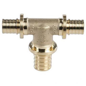 Тройник Rehau (Рехау) с увеличенным боковым проходом 16-25-16 мм MX (11081021001)